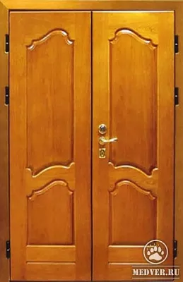 Двухстворчатая дверь в квартиру-105